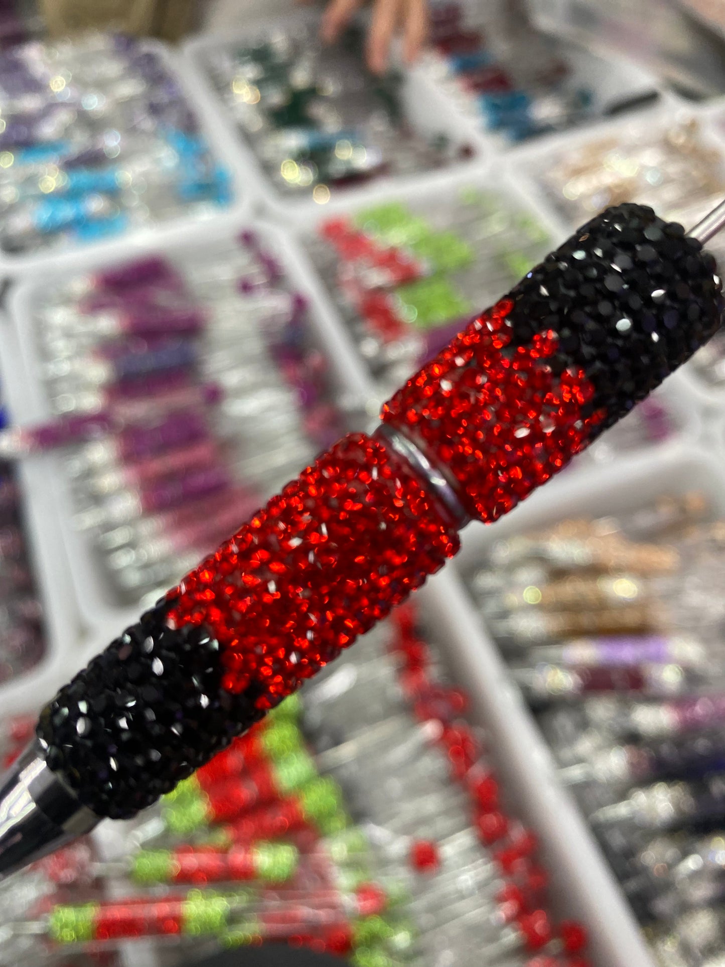 super blingy custom beaded pen -WRITING TOOL FOR OFFICE AND SCHOOL FOCALS FOCALS PENS